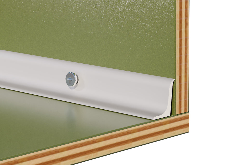 Aluminum Cove Trim – 7/16" x 9/16" – 6063-T5 - View 1