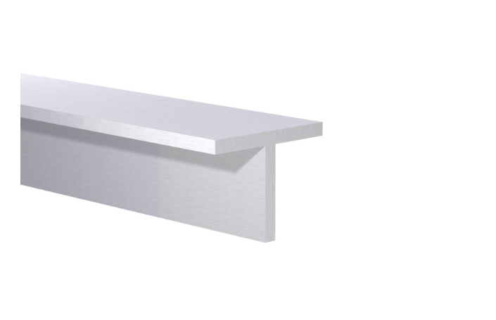 Aluminum T Bar 1" x 1/2" x 1/8" – 6061-T6 - View 1
