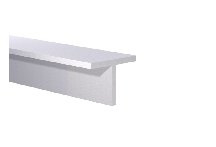 Aluminum T Bar 1-1/4" x 1" x 1/16" – 6061-T6 - View 1