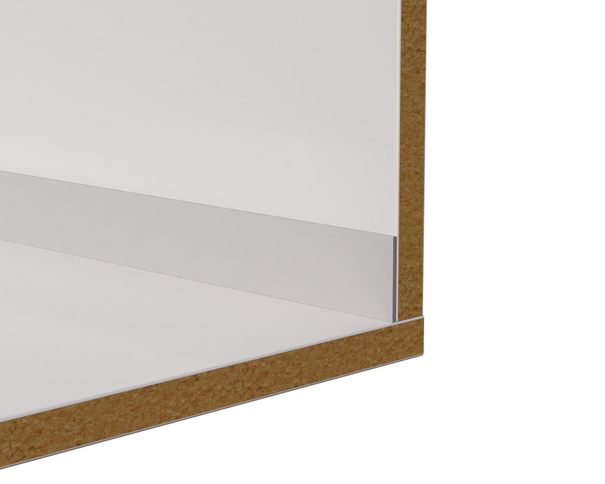 Aluminum Flat Bar Edge Trim – Covers 1/2" – 1/16" Thick – 6063-T5 - View 1