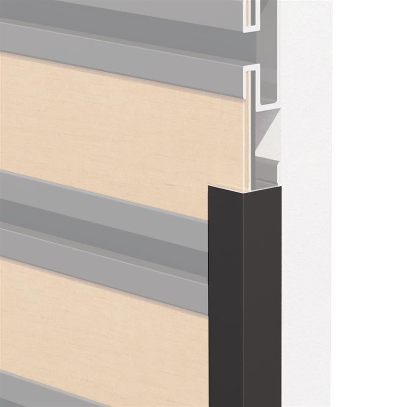 EZ Slatwall System Aluminum Finishing Angle – 6063-T5 - View 2