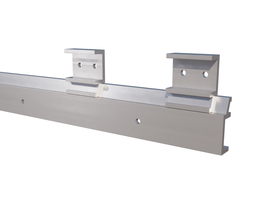 Panel Cleat® Aluminum Z Clip – Williamsburg XL – 2" Clip – 6063-T5 - View 3