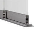 Economy Sliding Cabinet Door Track Kit – 1/4" Glass or Acrylic – Aluminum - View 4
