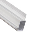 Press Fit Tube – Dual Flange Corner Edge – Fits 1" Tube – Fits 1/4" Panel – 5/8" Leg – 6063-T5 - View 1