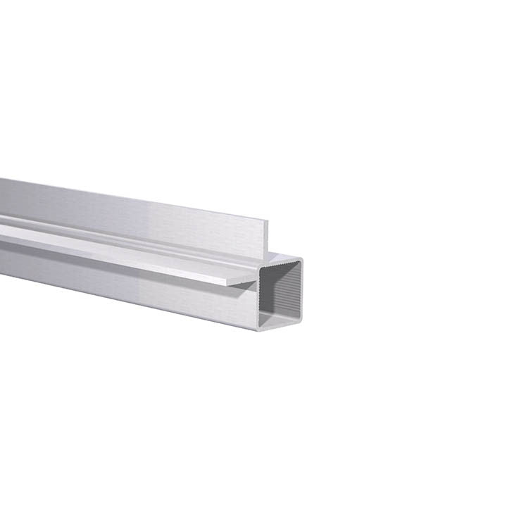 Press Fit Tube – Dual Flange Corner Notch – Fits 1" Tube – Fits 3/4" Panel – 5/8" Leg – 6063-T5 - View 1
