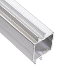 Press Fit Tube – Dual Slotted Center – Fits 1" Tube – Fits 1/4" Panel – 6063-T5 - View 1