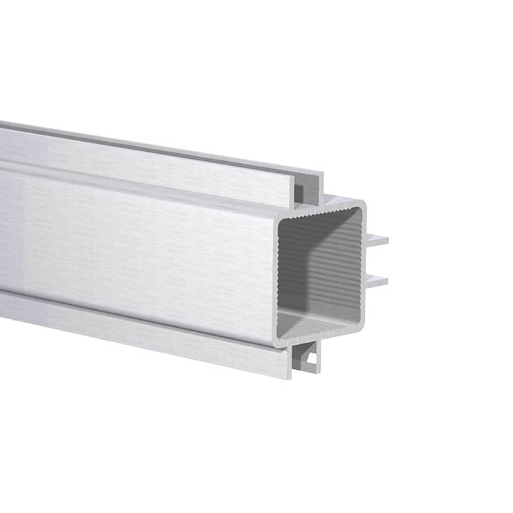 Press Fit Tube – Triple Slotted T-Intersection – Fits 1" Tube – Fits 1/4" Panel – 6063-T5 - View 1