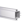 Press Fit Tube – Triple Slotted T-Intersection – Fits 1" Tube – Fits 1/4" Panel – 6063-T5 - View 1