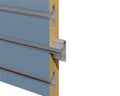 Aluminum Slatwall Insert – Angled – 6063-T5 - View 1