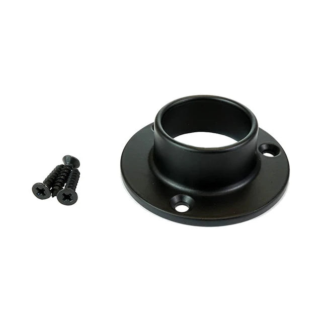 Aluminum Closet Rod Bracket – Round – Closed – 6063-T5