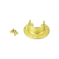 Aluminum Closet Rod Bracket – Round – Open – 6063-T5