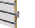 Aluminum Slatwall Insert – Rounded – 6063-T5 - View 1