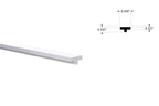 Aluminum T Bar 1/2" x 1/4" x 1/8" – 6061-T6 - View 2