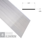 Aluminum Flat Bar 3/32" x 2" – 6061-T6 - View 2