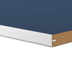 Aluminum Push-In Edge Trim – Smooth – Covers 1/2" – 6063-T5 - View 1