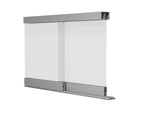 Economy Sliding Cabinet Door Track Kit – 1/4" Glass or Acrylic – Aluminum - View 1
