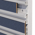 EZ Slatwall System Aluminum Center Track – 6063-T5 - View 1