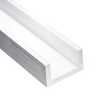 Aluminum U Channel 1" x 1/2" x 1/8" – Fits 3/4" – 6063-T5 - View 2