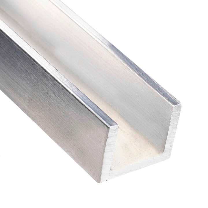 Aluminum U Channel 1" x 3/4" x 1/8" – Fits 3/4" – 6063-T5 - View 1