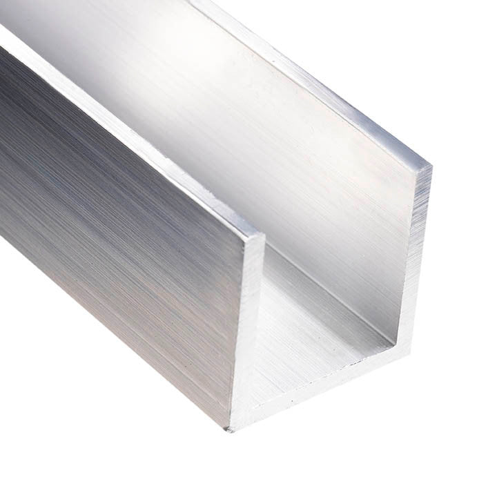 Aluminum U Channel 1-1/4" x 1-1/4" x 1/8" – Fits 1" – 6063-T5 - View 2