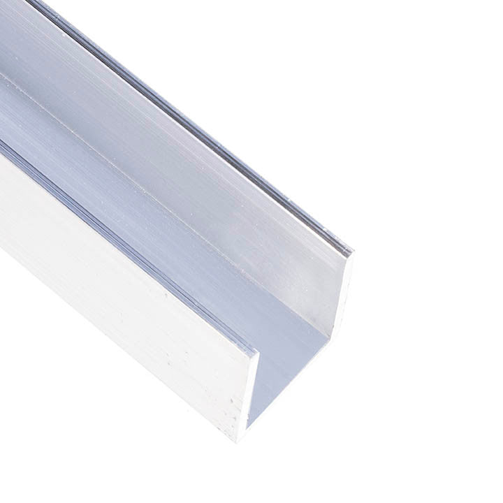 Aluminum U Channel 1-1/2" x 2" x 1/8" – Fits 1-1/4" – 6063-T5 - View 1