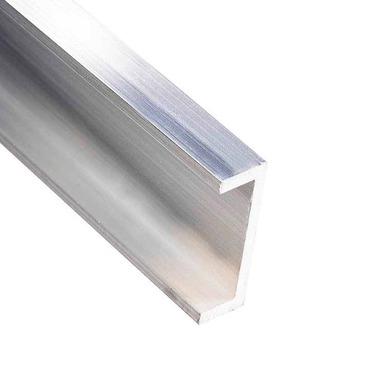 Aluminum U Channel 1-1/2" x 1/2" x 1/8" – Fits 1-1/4" – 6063-T5 - View 2