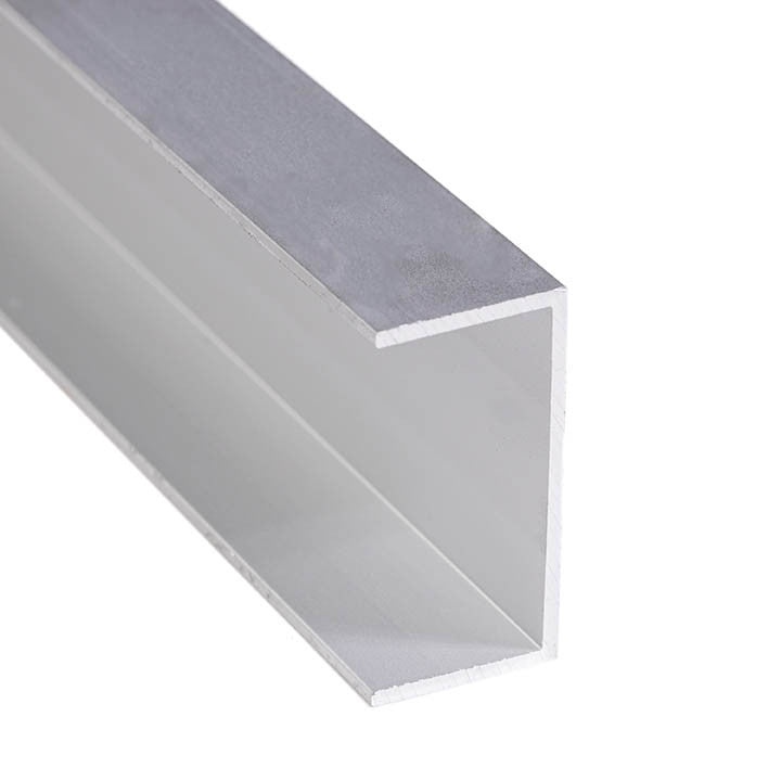 Aluminum U Channel 1-1/2" x 3/4" x 1/16" – Fits 1-3/8" – 6063-T5 - View 2