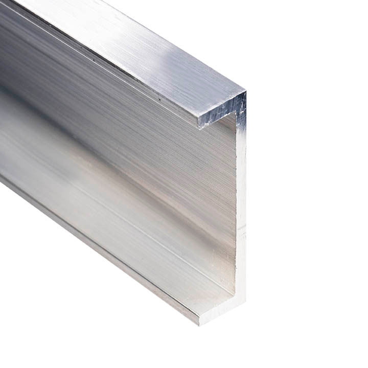 Aluminum U Channel 2" x 1/2" x 1/8" – Fits 1-3/4" – 6063-T5 - View 2
