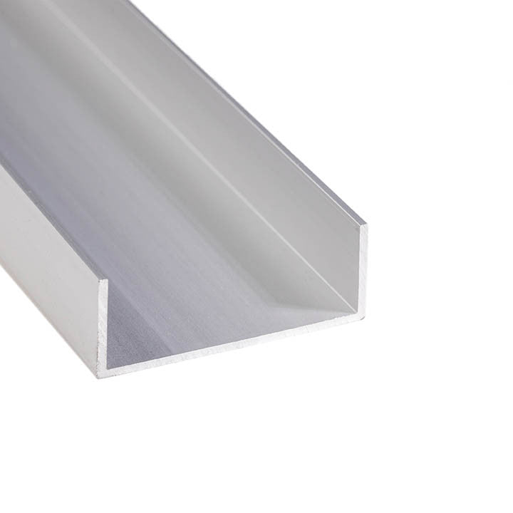 Aluminum U Channel 2" x 3/4" x 1/16" – Fits 1-7/8" – 6063-T5 - View 1