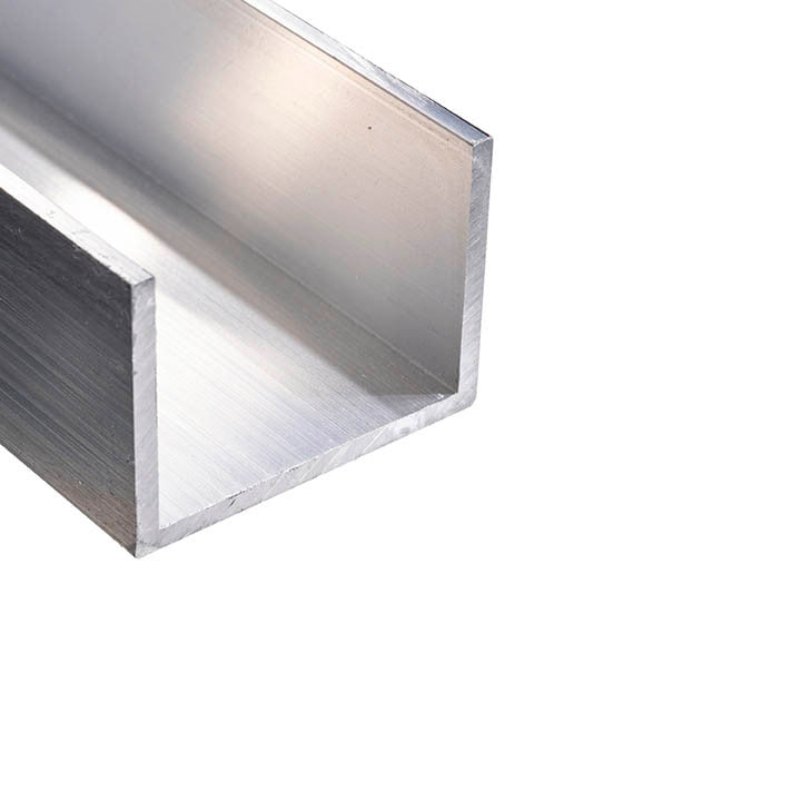 Aluminum U Channel 2" x 3/4" x 1/8" – Fits 1-3/4" – 6063-T5 - View 1