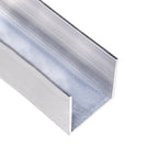 Aluminum U Channel 2-1/2" x 2-1/2" x 1/8" – Fits 2-1/4" – 6063-T5 - View 2