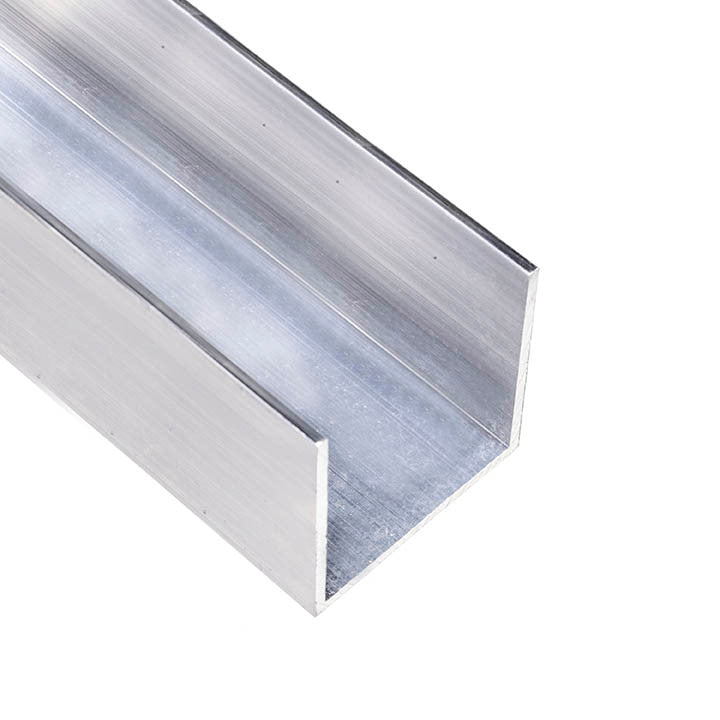 Aluminum U Channel 2-1/2" x 2-1/2" x 1/8" – Fits 2-1/4" – 6063-T5 - View 2
