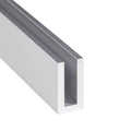 Aluminum U Channel 1/2" x 1" x 1/8" – Fits 1/4" – 6063-T5 - View 1