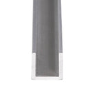 Aluminum U Channel 1/2" x 1/2" x 1/16" – Fits 3/8" – 6063-T5 - View 1