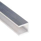 Aluminum U Channel 1/2" x 1/2" x 1/16" – Fits 3/8" – 6063-T5 - View 2