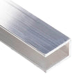 Aluminum U Channel 1/2" x 3/4" x 1/16" – Fits 3/8" – 6063-T5 - View 1