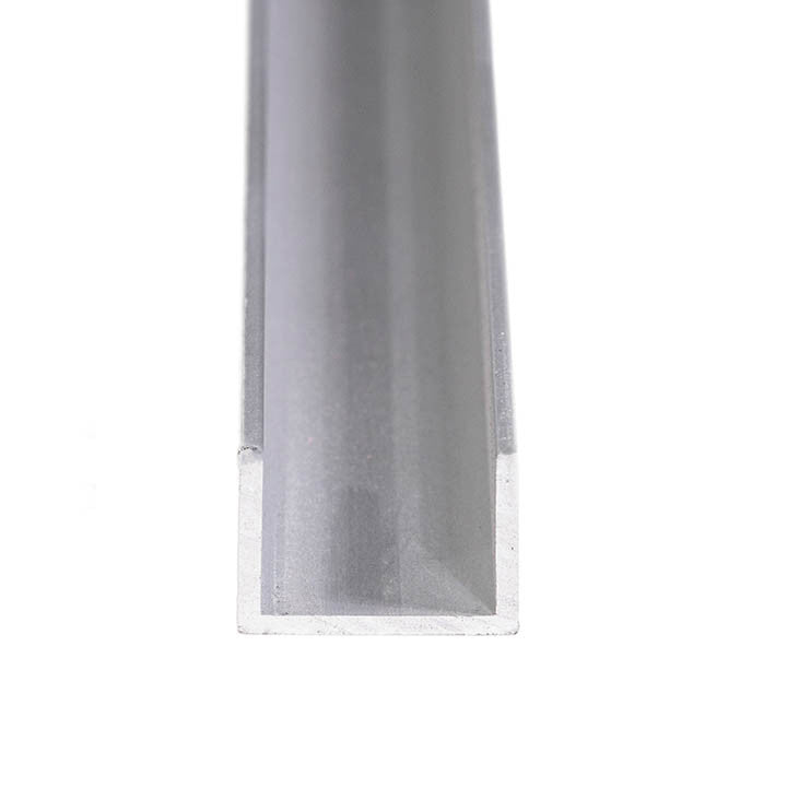 Aluminum U Channel 11/16" x 1/2" x 1/16" – Fits 9/16" – 6063-T5 - View 2