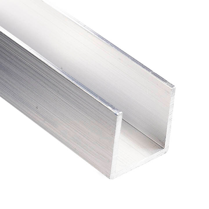 Aluminum U Channel 3/4" x 3/4" x 1/16" – Fits 5/8" – 6063-T5 - View 2
