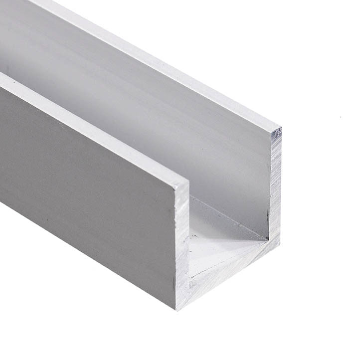 Aluminum U Channel 7/8" x 1" x 1/16" – Fits 3/4" – 6063-T5 - View 1