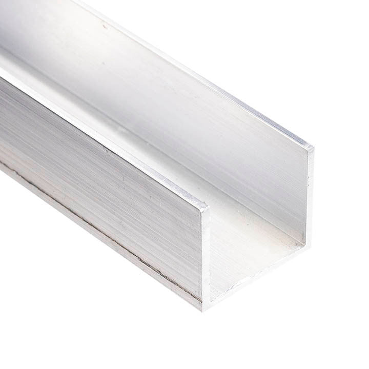 Aluminum U Channel 7/8" x 3/4" x 1/16" – Fits 3/4" – 6063-T5 - View 1