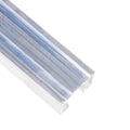 Aluminum Sliding Door Track – Closed Single Door – Fits 3/4" Door – 6063-T5 - View 1