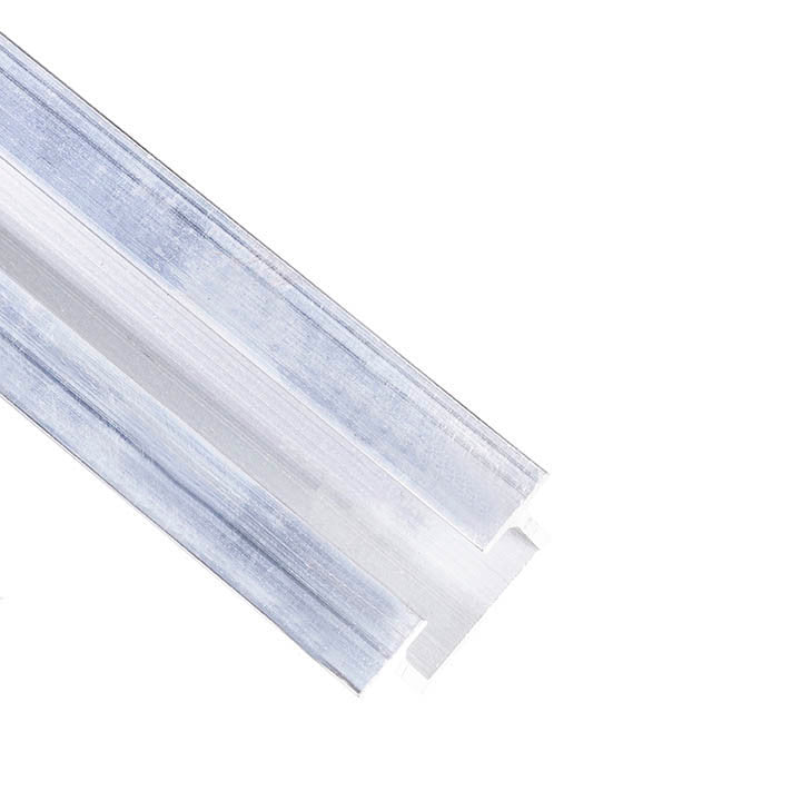 Aluminum Sliding Door Track – Double Door – Fits 3/4" Door – 6063-T5 - View 1