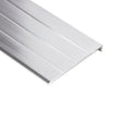 Aluminum Overhang Edge Trim – Grooved – Covers 2" – 1/4" Reveal – 6063-T5 - View 1