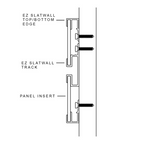 EZ Slatwall System Aluminum Center Track – 6063-T5 - View 4