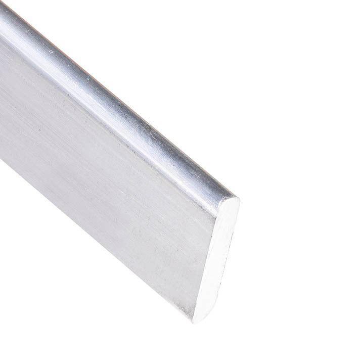 Aluminum Radiused Flat Bar 3/16" x 1" – 3/32" Radius – 6063-T5 - View 1