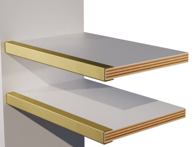 Aluminum Shelf Stiffener – Smooth Profile – 6063-T5 - View 5
