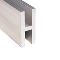 Aluminum H Channel 1" x 2-3/8" x 1/4" – Fits 1/2" – 6063-T5 - View 1
