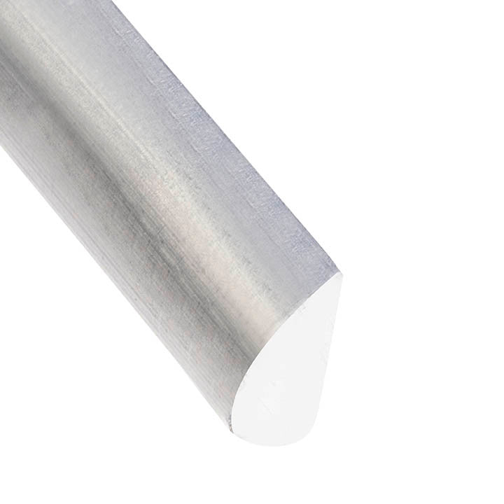 Aluminum Half-Round Bar 1/4" Diameter – 6061-T6 - View 2