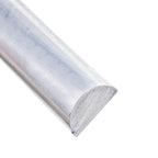 Aluminum Half-Round Bar 5/8" Diameter – 6061-T6 - View 2