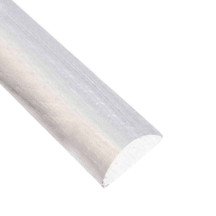 Aluminum Half-Round Bar 3/4" Diameter – 6061-T6 - View 1